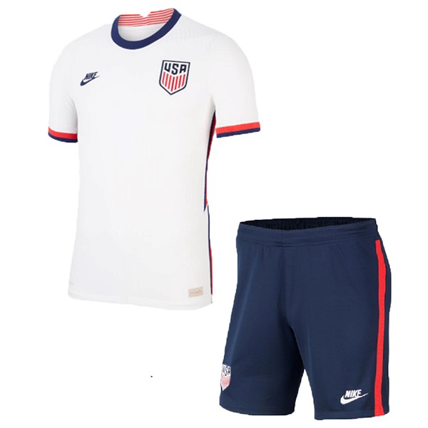 Camiseta Estados Unidos Primera equipación Niños 2020 Blanco